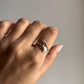Handmade Tortoise Starfish Silver Ring with Adjustable Band