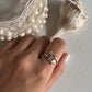 Adjustable Tortoise Starfish Silver Ring