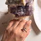 Stylish anchor ring made from high-quality silver.