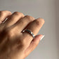 Bold tribal Rawa design band ring in silver