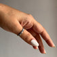 Tribal-inspired Rawa band ring in sterling silver