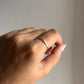 Sleek and stylish dot band silver 925 ring designed for stacking