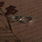 Elegant Plain CZ Huggies in Silver