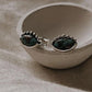 Stylish evil eye copper turquoise silver studs for a unique look