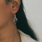 Handmade Amethyst Rawa Hook Earrings for Boho Vibes