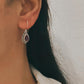 Amethyst Pear-Shaped Boho Hook Earrings