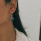 Handcrafted Lapis Crown Earrings in Sterling Silver