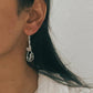 Charming Peridot Forest Enchantment Earrings in Silver