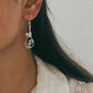 Peridot Forest Design Silver Earrings