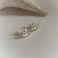 Sterling Silver North Star Moonstone Stud Earrings