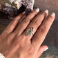 Sterling Silver Peridot Boho Ring