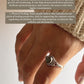 Bohemian-Inspired Labradorite Oval Ring in Silver