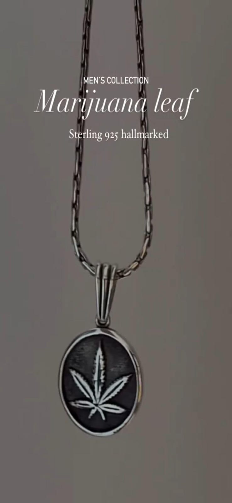 Charming round hemp design pendant in sterling silver