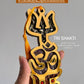Tri Shakti pendant featuring Trishul, Aum, and Swastik symbols