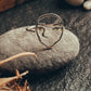 Visage sterling silver ring