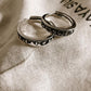 Nature-Inspired Couple Ring with Moon, Stars, Waves, and Mountain Elements