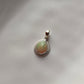 Elegant 925 Silver Pendant with Natural Ethiopian Opal