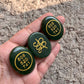 Zibu Coin with Natural AAA Green Jade