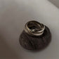Contemporary silver ring with three chunky, rolling bands