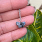 Handmade Black Jasper Butterfly Necklace