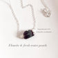 Fluorite Cloud Pearl Crystal Necklace