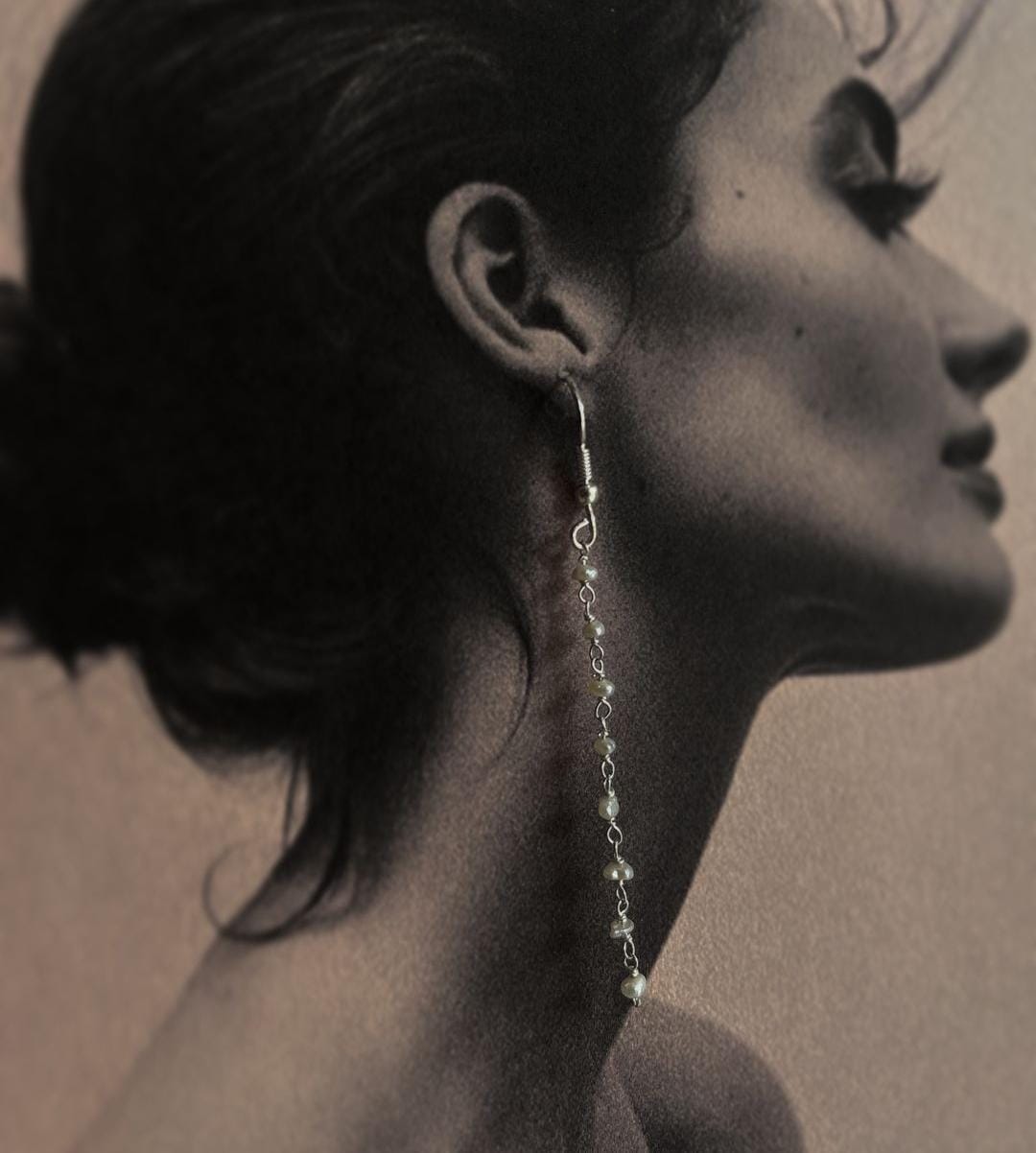 Fresh Water Pearl Handcrafted Silver Earring