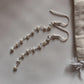 Elegant Handcrafted Silver Earrings with Fresh Water Pearls 