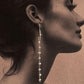 Fresh Water Pearl Silver Drop Earrings 