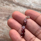 Garnet Gemstone Pendant Charm