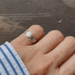 Delicate Flower Sterling Silver Ring for Small Fingers