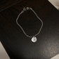 Sterling Silver Bracelet with Initial for Custom Gifts