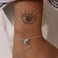 Sleek Initial Silver Bracelet for Men and Women