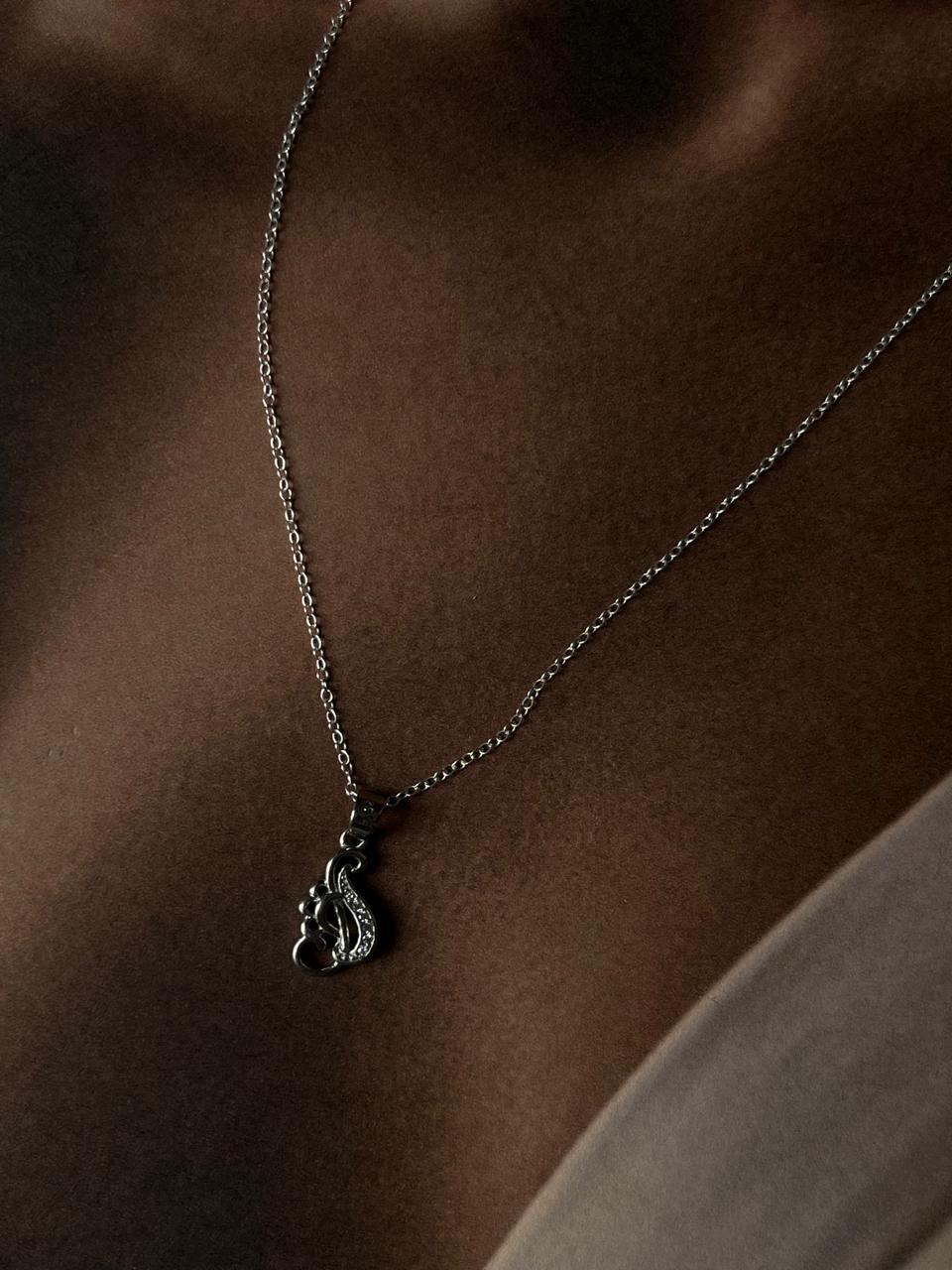 Musical Silver Pendant Necklace