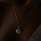 Charming Drop 1 silver necklace with polished, refined look