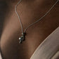 Stylish crab 3 pendant silver necklace with nautical-inspired look