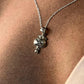 Crab 3 design silver necklace with intricate detailing