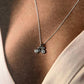 Timeless silver necklace with a cycle 1 motif pendant