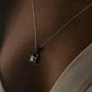 Elegant Lock 3 Silver Necklace with Unique Design