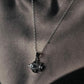 Sterling silver Pisces fish charm necklace