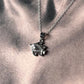 Silver Pisces fish necklace for astrology sign