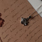 Zodiac Pisces fish 3 silver necklace