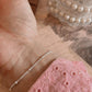 Sleek Cable Dot Silver Bracelet for Everyday Wear