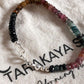 Natural Crystal Bracelet with Multi-Color Tourmaline