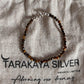 Faceted Tiger Eye Crystal Bracelet for Strength