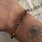 Tiger Eye Grounding Bracelet with Silver