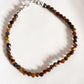Natural Tiger Eye Silver Bracelet