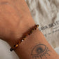 Faceted Tiger Eye Silver Bracelet for Protection