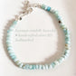 3MM-4MM Larimar Faceted Bracelet for Calm