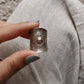 Sun and Lavender Flower Bohemian Adjustable Ring in 925 Silver