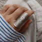 Antique Bohemian Mandala Handcrafted Adjustable Silver 925 Ring